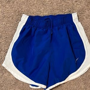 Nike, blue and white short, size small, smoke free home
